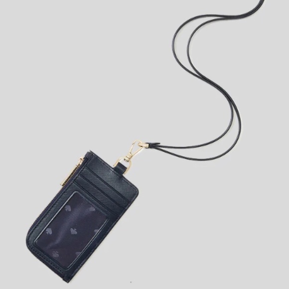 Kate spade Staci Apple Card case wallet Lanyard id holder nwt - Picture 2 of 4